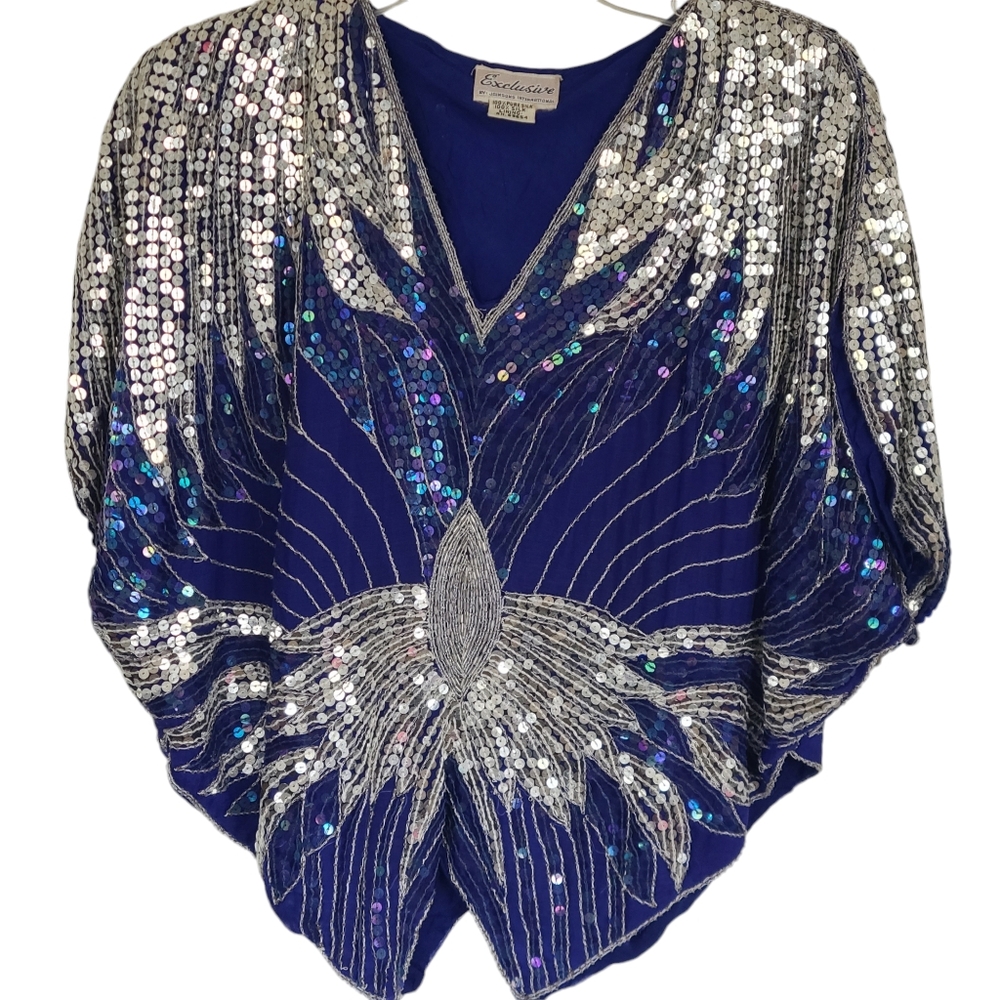 Jainsons International blouse Sequined Sparkly